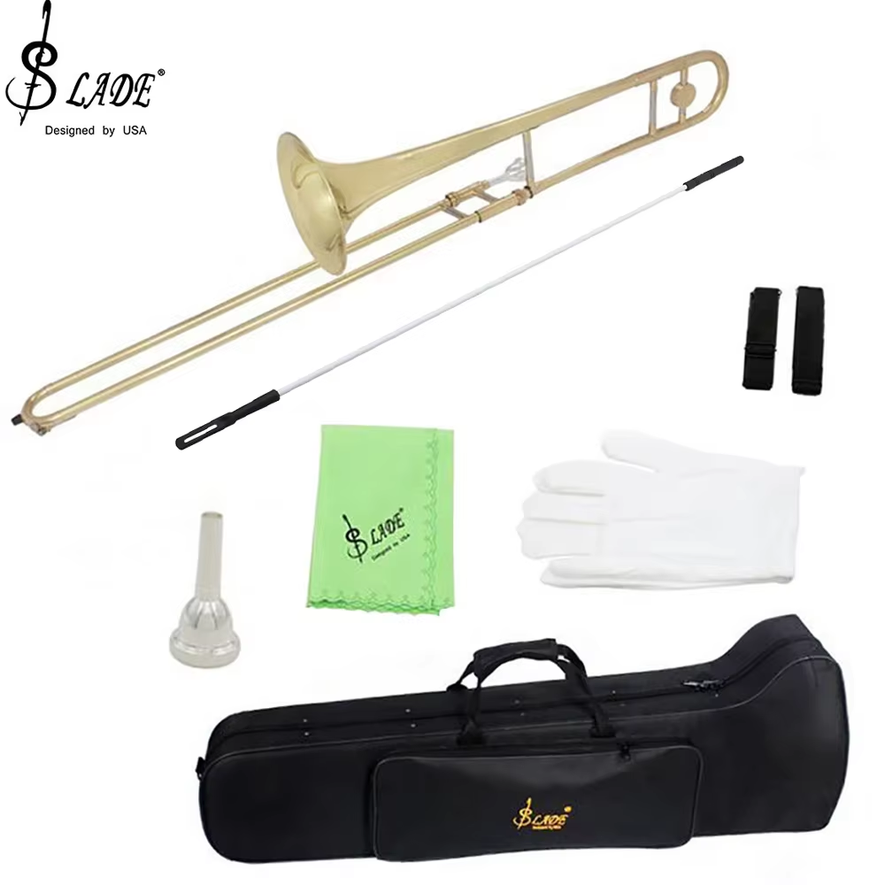Musical Instrument Trombone - Bb Alto Trombone Lacquered Gold Professional