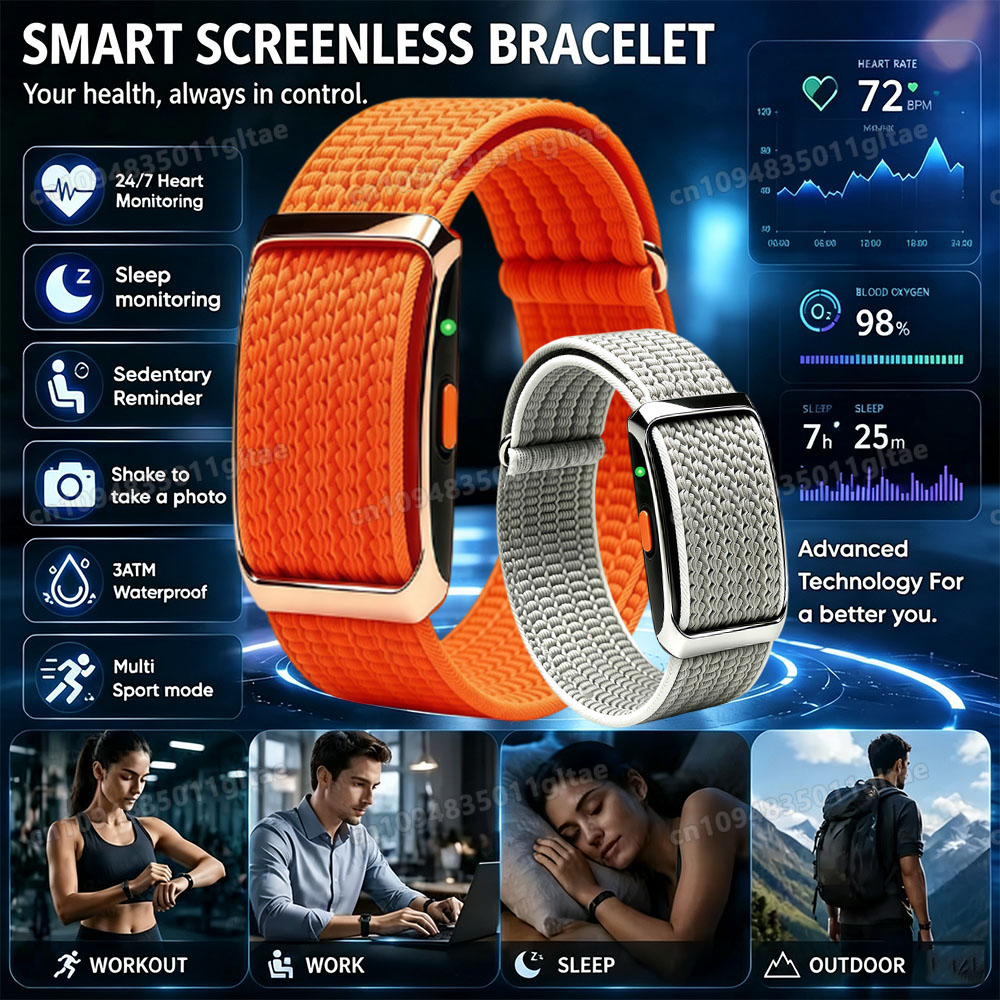 Musical Instrument Jewelry - Smart Band Fitness Tracker IP68 Waterproof