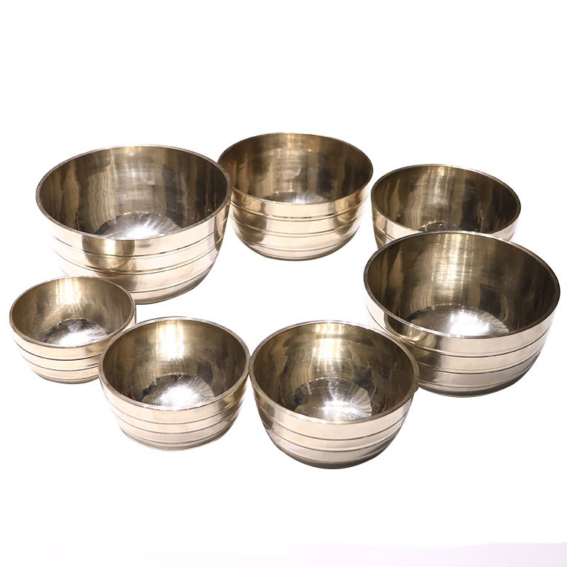 Tibetan Singing Bowl - High Quality 7-Piece Set Tibetan Singing