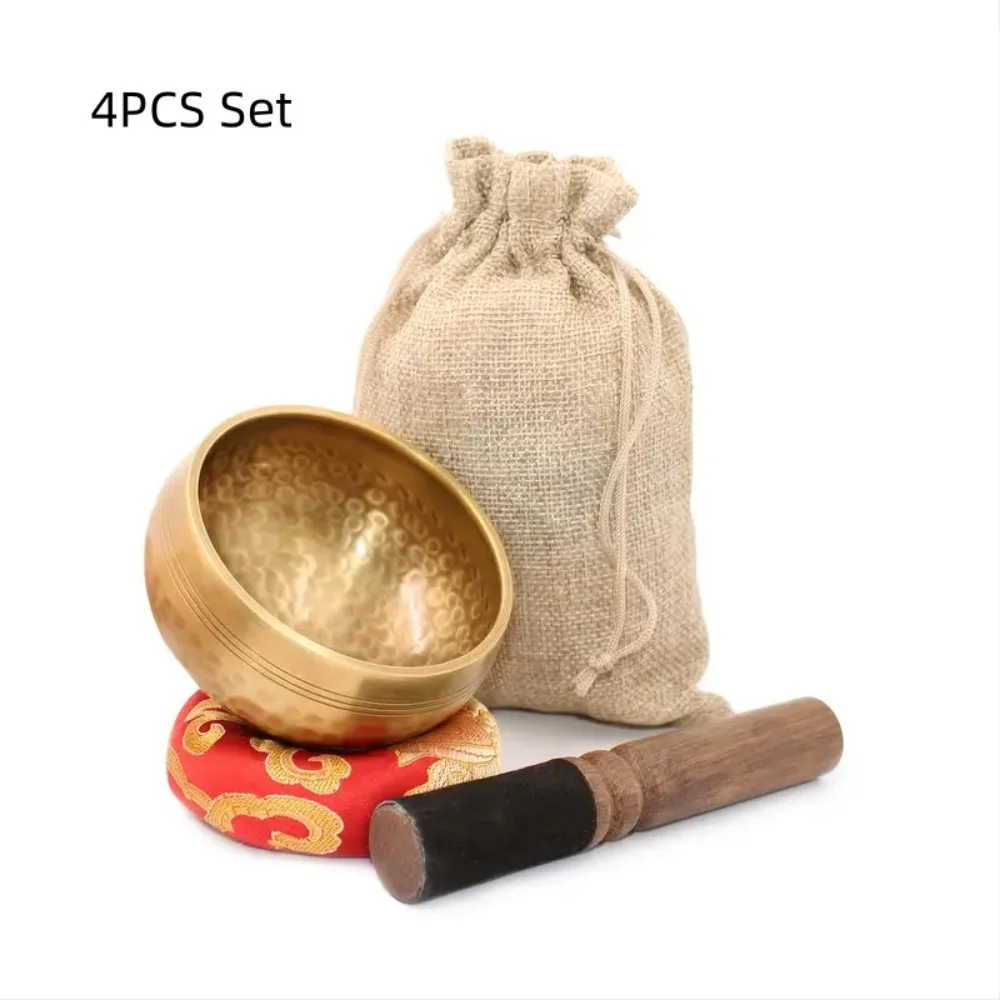 Tibetan Singing Bowl - 4Pcs Tibetan Singing Bowl Set Nepal