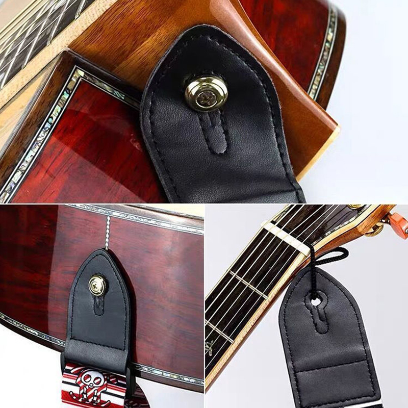 Embroidered Print Guitar Strap - Musical Instrument Art 评论和价格