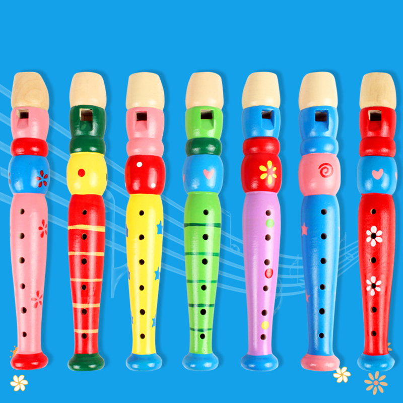 Hot Colorful Wooden Flute Musi - Musical Instrument Trombone 评论和价格