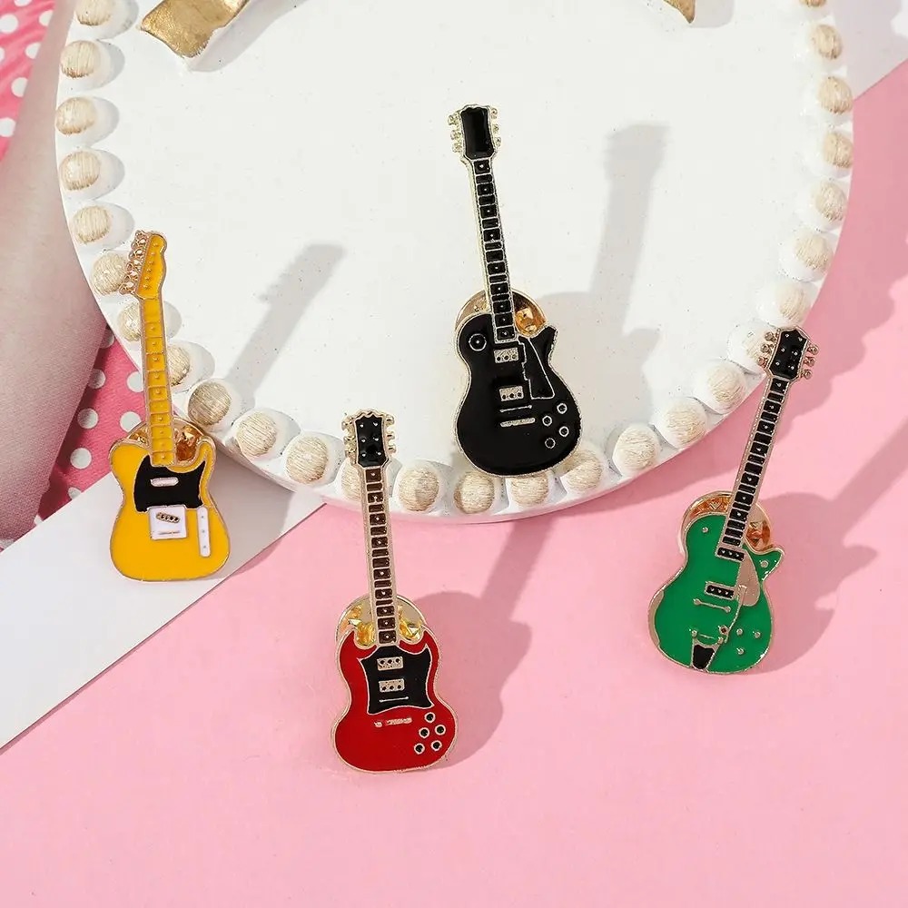 1/2/4PCS  Vintage Metal Enamel - Musical Instrument Jewelry 评论和价格