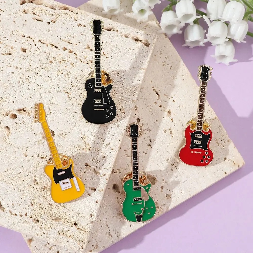 1/2/4PCS  Vintage Metal Enamel - Musical Instrument Jewelry 评论和价格