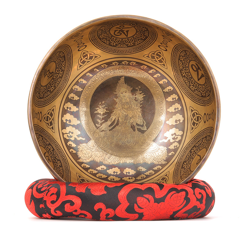Nepalese Handmade Tibetan Bowl - Tibetan Singing Bowl 评论和价格