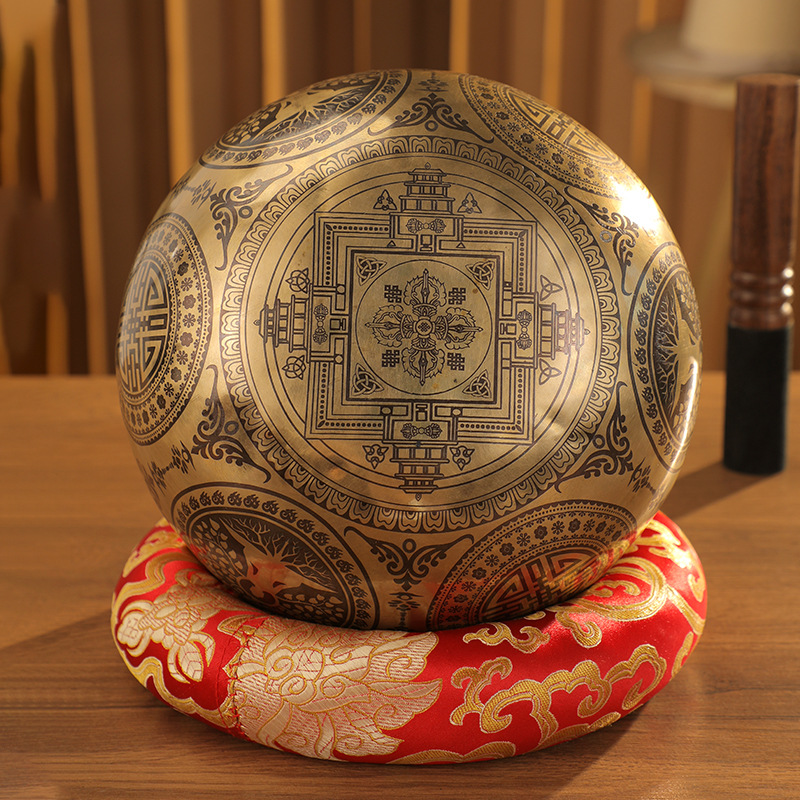 Nepalese Handmade Tibetan Bowl - Tibetan Singing Bowl 评论和价格