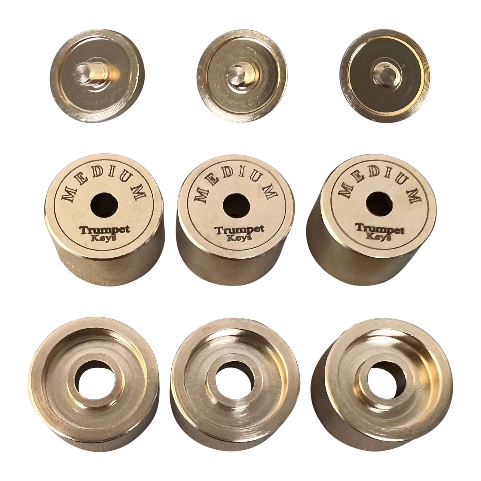 9Pcs Trumpets Valve Caps Wind  - Musical Instrument Horn 评论和价格