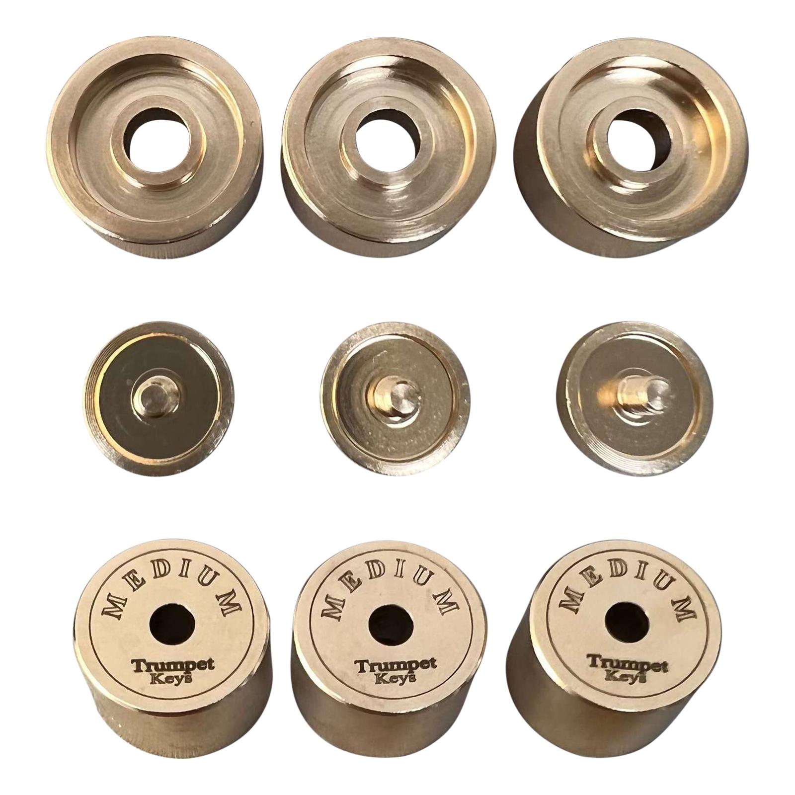 9Pcs Trumpets Valve Caps Wind  - Musical Instrument Horn 评论和价格