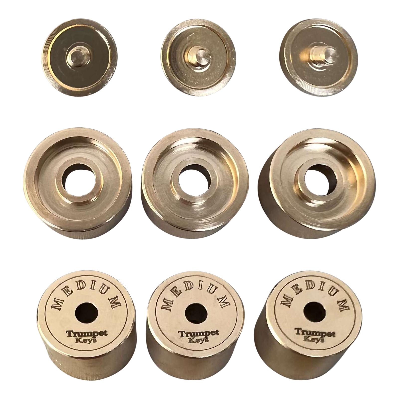 9Pcs Trumpets Valve Caps Wind  - Musical Instrument Horn 评论和价格