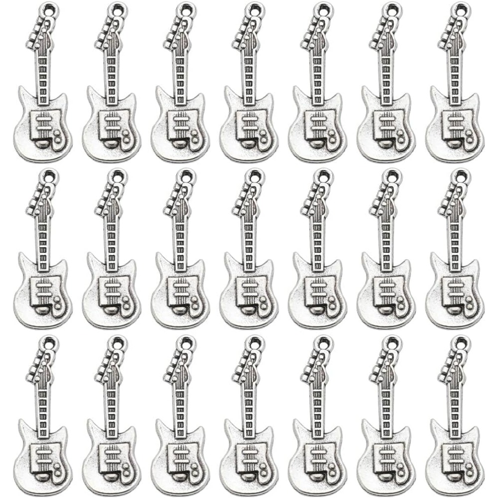 1 Box 50Pcs Vintage Guitar Cha - Musical Instrument Kit 评论和价格