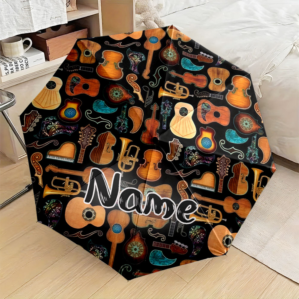 Custom Name Umbrella, Musical  - Musical Instrument And Name 评论和价格