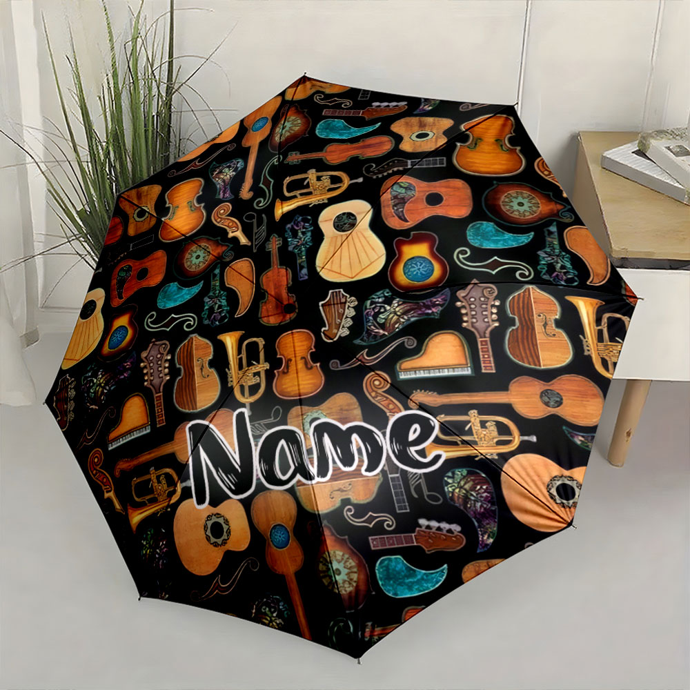 Custom Name Umbrella, Musical  - Musical Instrument And Name 评论和价格