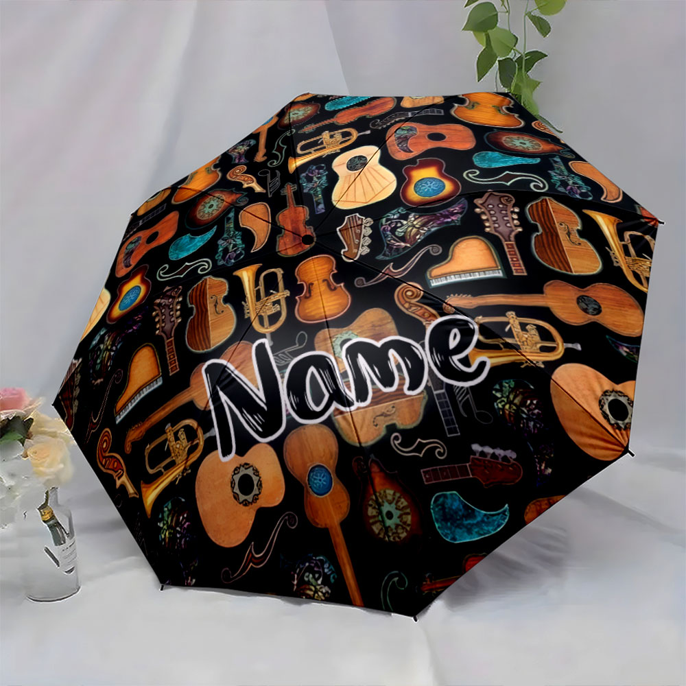Custom Name Umbrella, Musical  - Musical Instrument And Name 评论和价格
