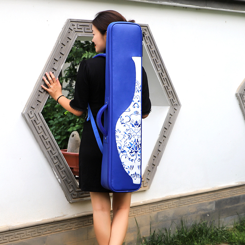 Erhu Bag, Blue and White Porce - Erhu Violin Chinese 评论和价格