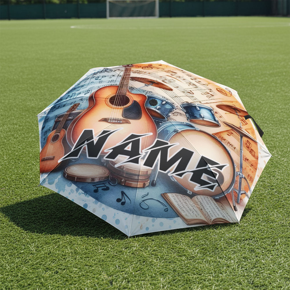 Custom Name umbrella,Musical I - Musical Instrument And Name 评论和价格