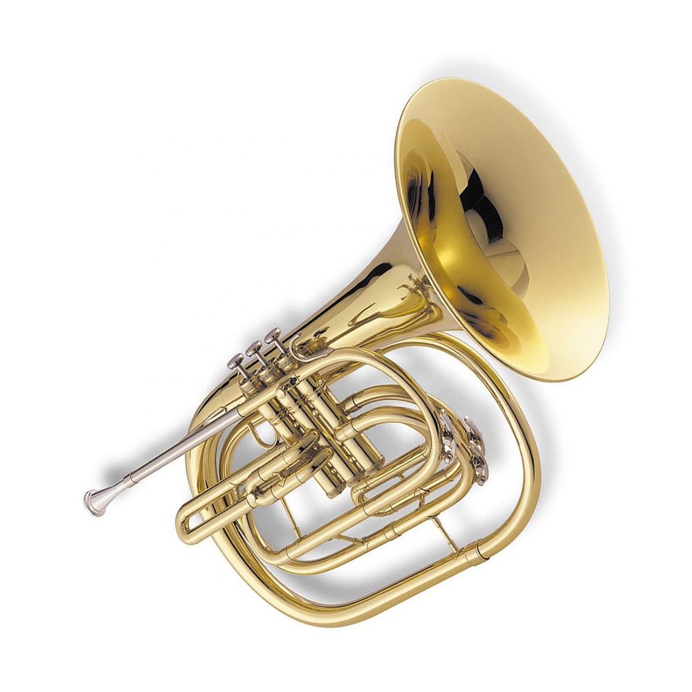 Bb Gold‑Lacquered Marching Fre - Musical Instrument Horn 评论和价格