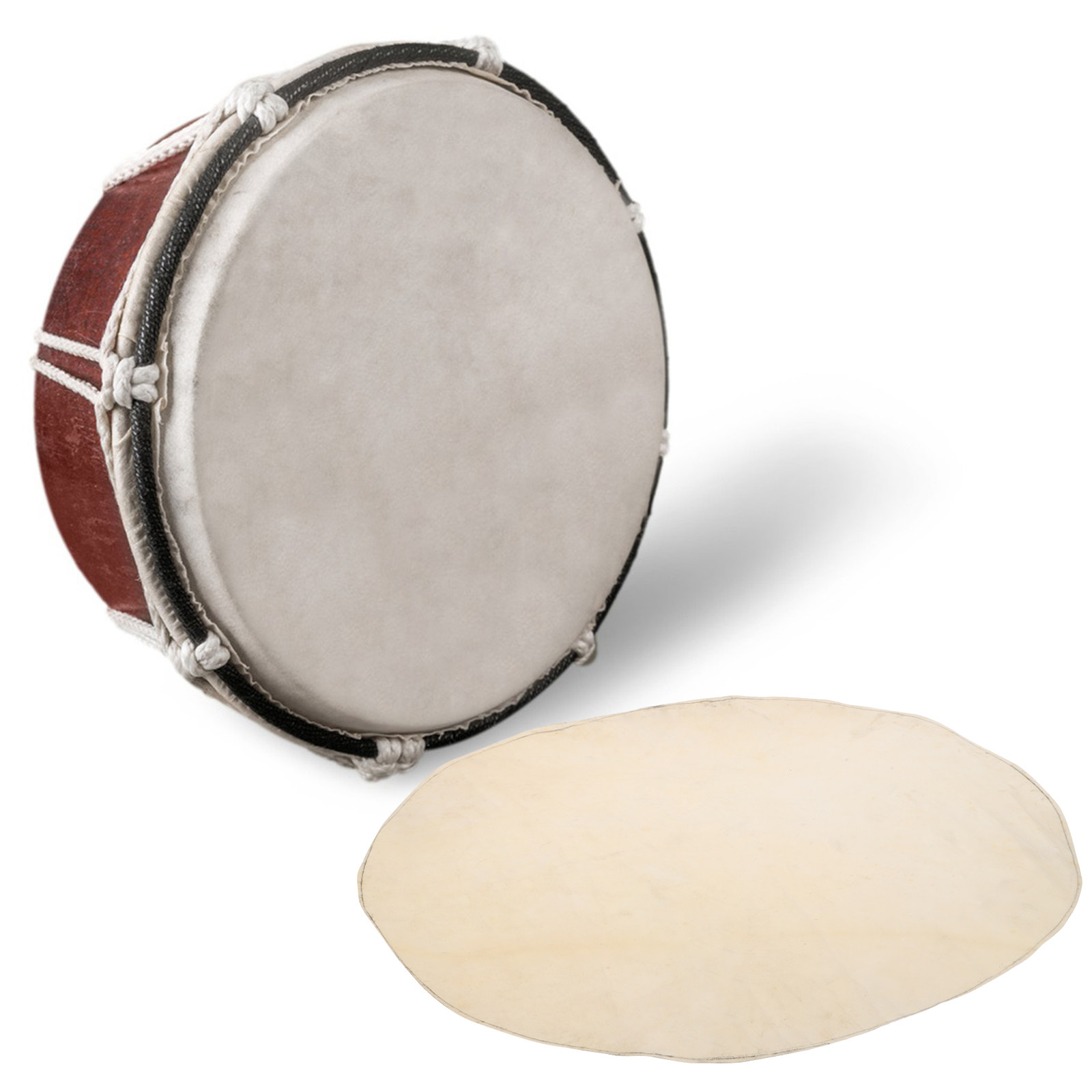 Goat Drum Skin Round African H - Djembe Hand Drum 评论和价格