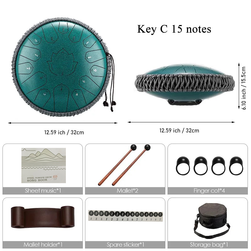 Hluru Glucophone Steel Tongue  - Musical Instrument Kit 评论和价格