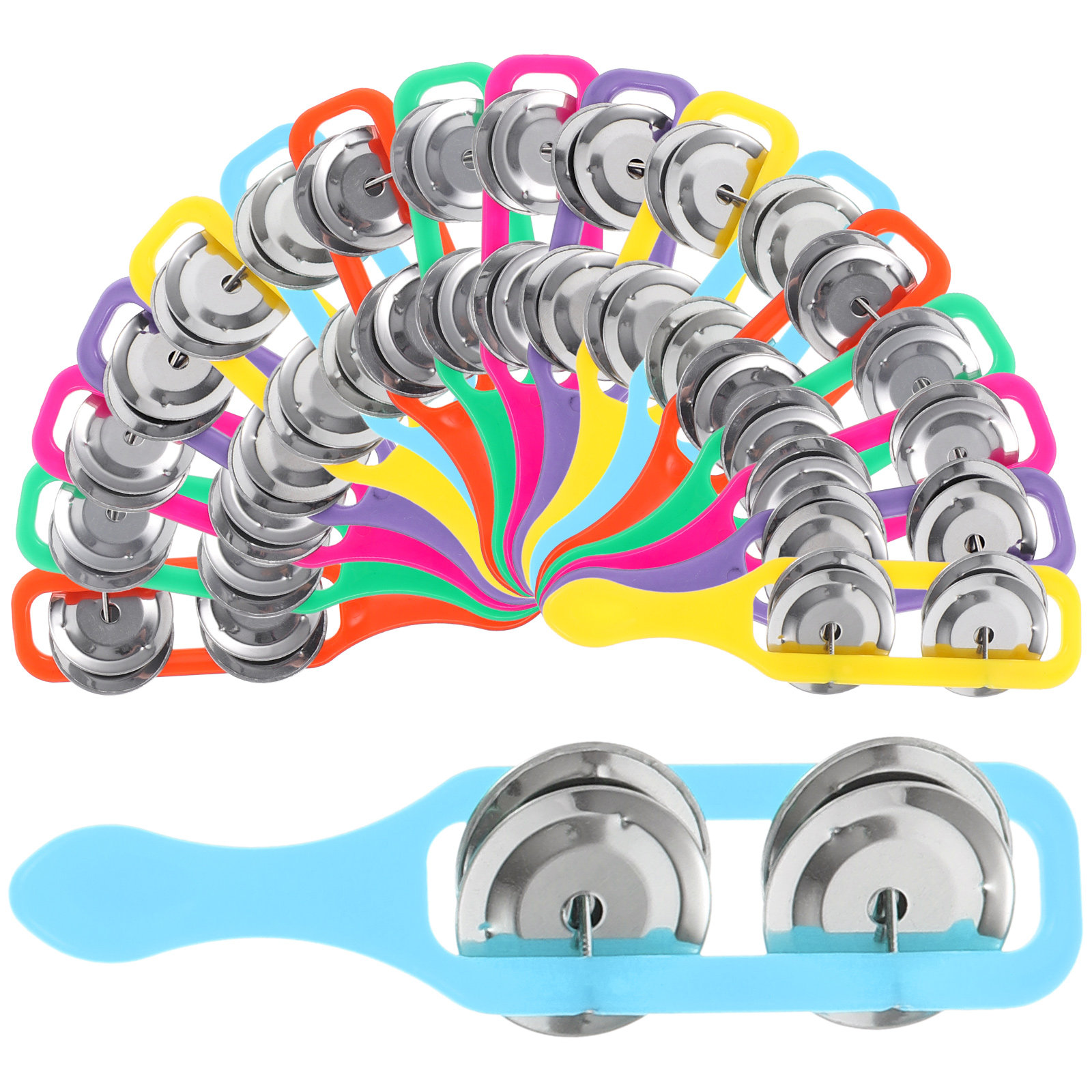 18Pcs Hand Bell Shaking Percus - A Musical Instrument You Shake 评论和价格