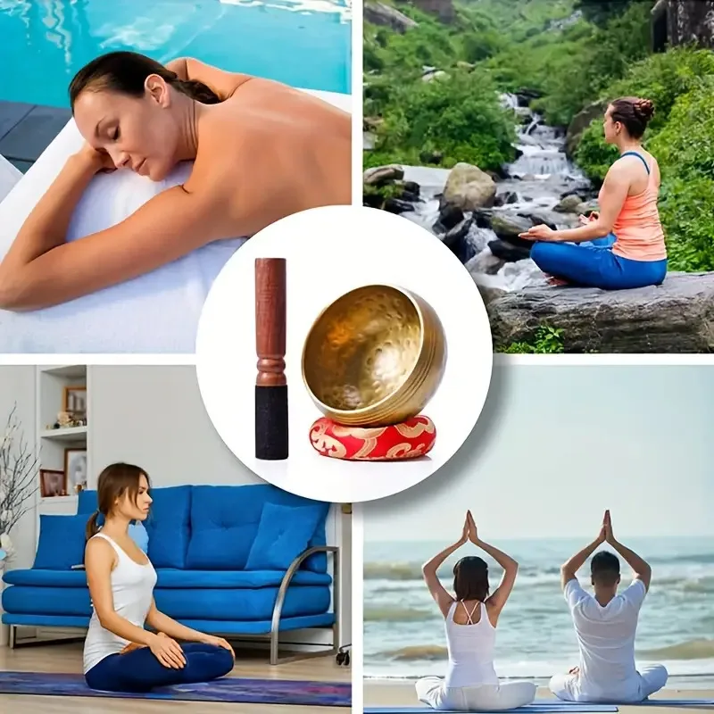 4Pcs Tibetan Singing Bowl Set  - Tibetan Singing Bowl 评论和价格