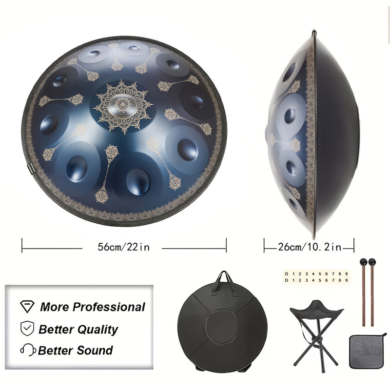 10 Notes Handpan Drum 22 Inch  - Djembe Hand Drum 评论和价格