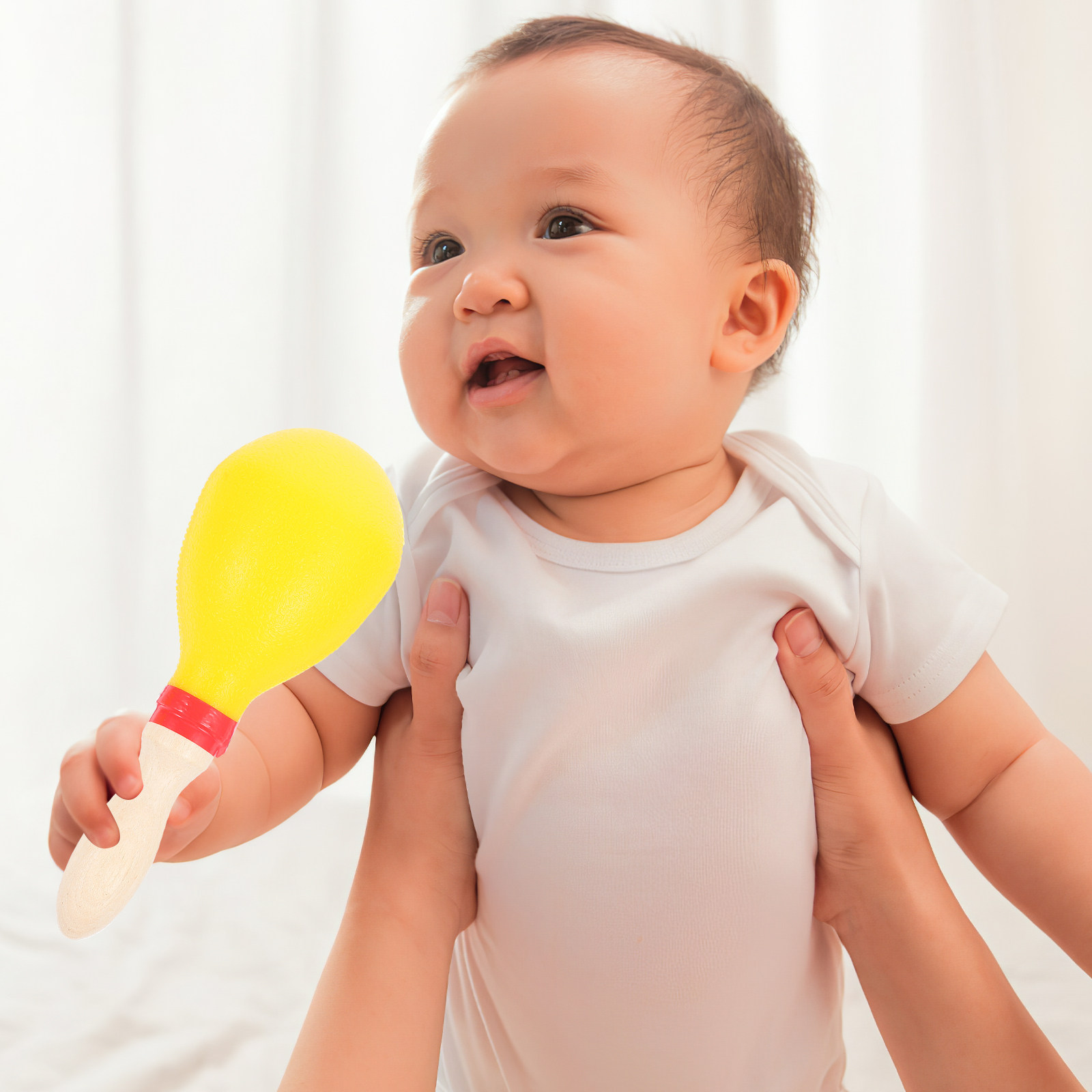 1Pair Maraca Shaker Wooden Per - A Musical Instrument You Shake 评论和价格