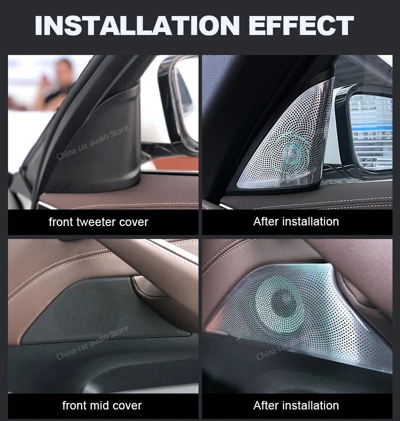 LED Car Speaker Tweeter Cover  - Musical Instrument Horn 评论和价格