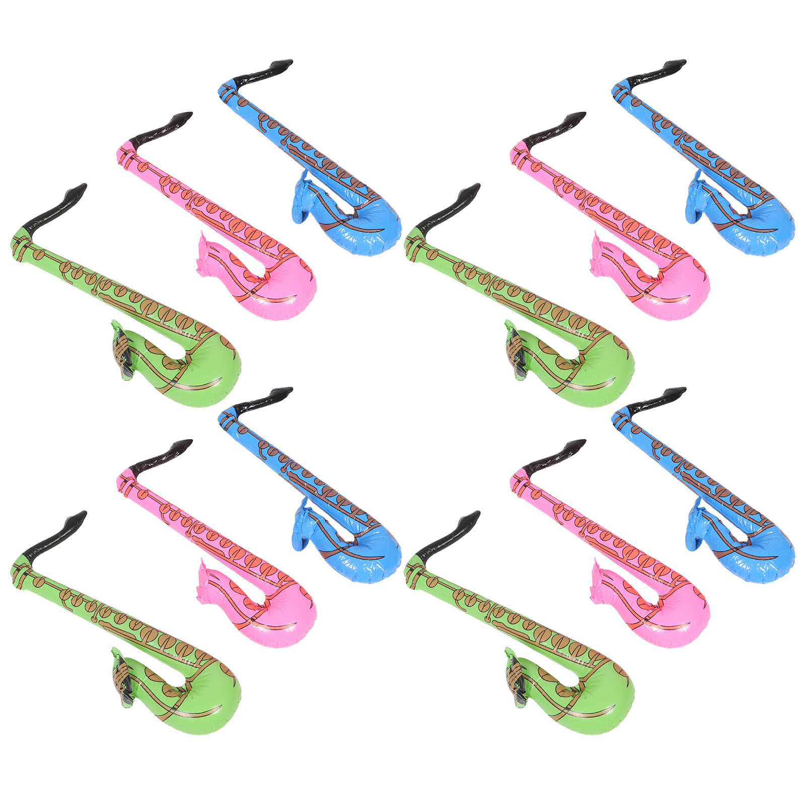 12Pcs Inflatable Musical Instr - Musical Instrument Photo 评论和价格