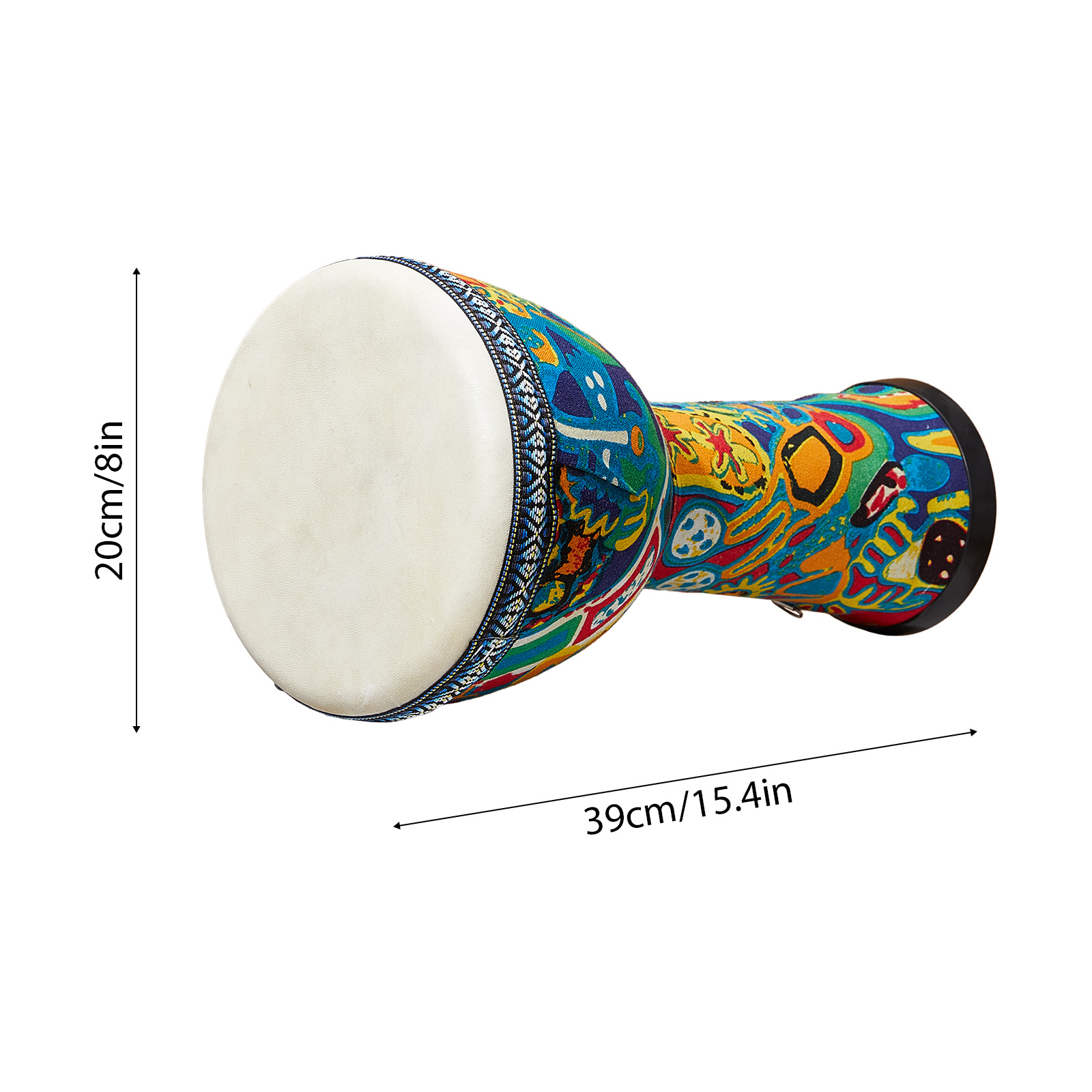 8 Inch African Drum Large 8 Ha - Djembe Hand Drum 评论和价格