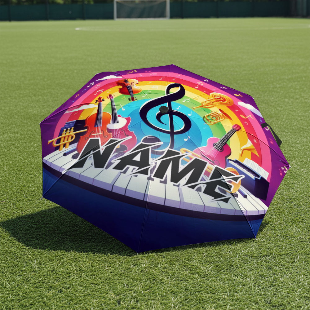 Custom Name umbrella, Music Th - Musical Instrument And Name 评论和价格