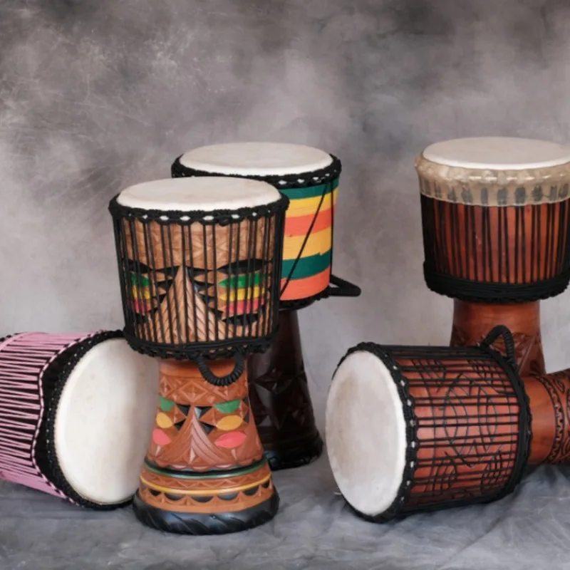 12 Inch Djembe Mahogany Africa - Musical Instrument Kit 评论和价格