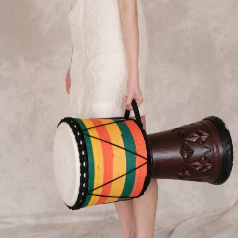 12 Inch Djembe Mahogany Africa - Musical Instrument Kit 评论和价格