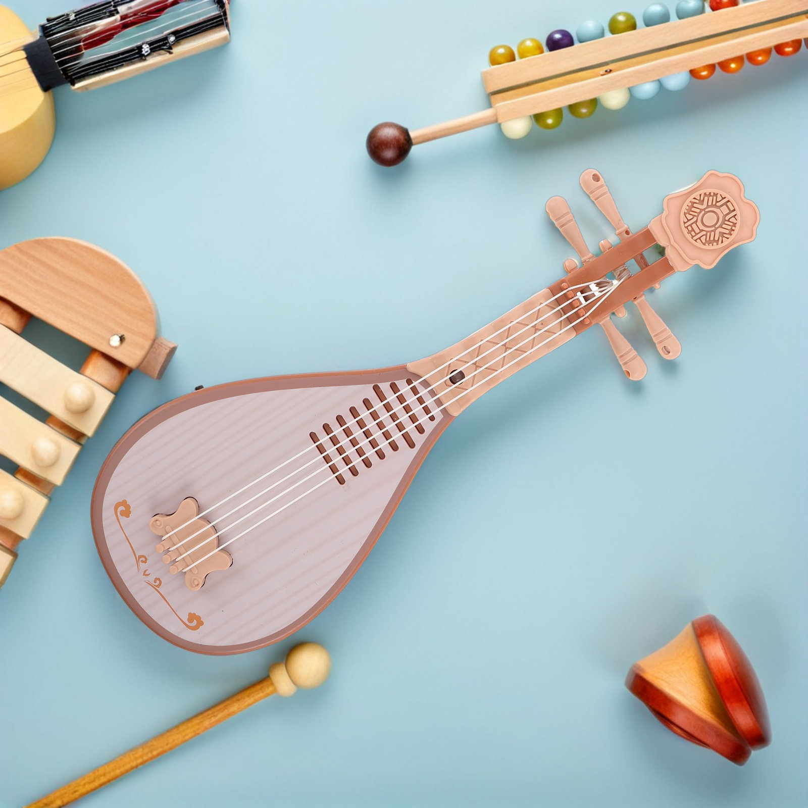 Kids Chinese Pipa Playable Tra - Musical Instrument Photo 评论和价格