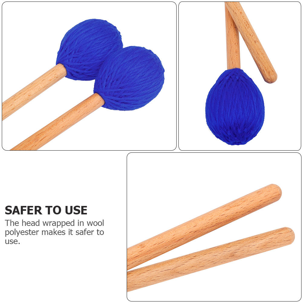 2Pcs Marimba Hammer Wool Head  - Musical Instrument Marimba 评论和价格