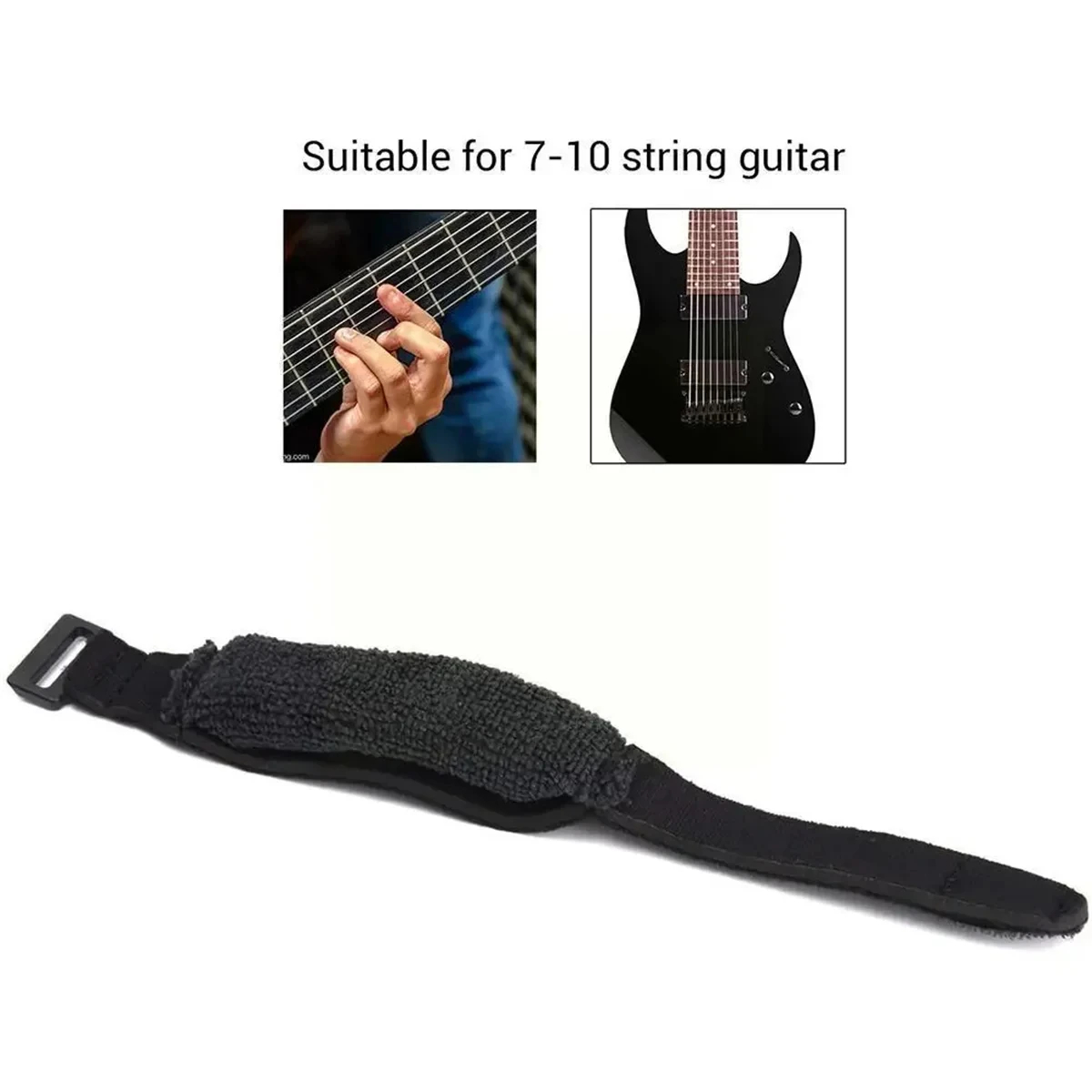 Black Guitar String Mute Wraps - Musical Instrument Art 评论和价格