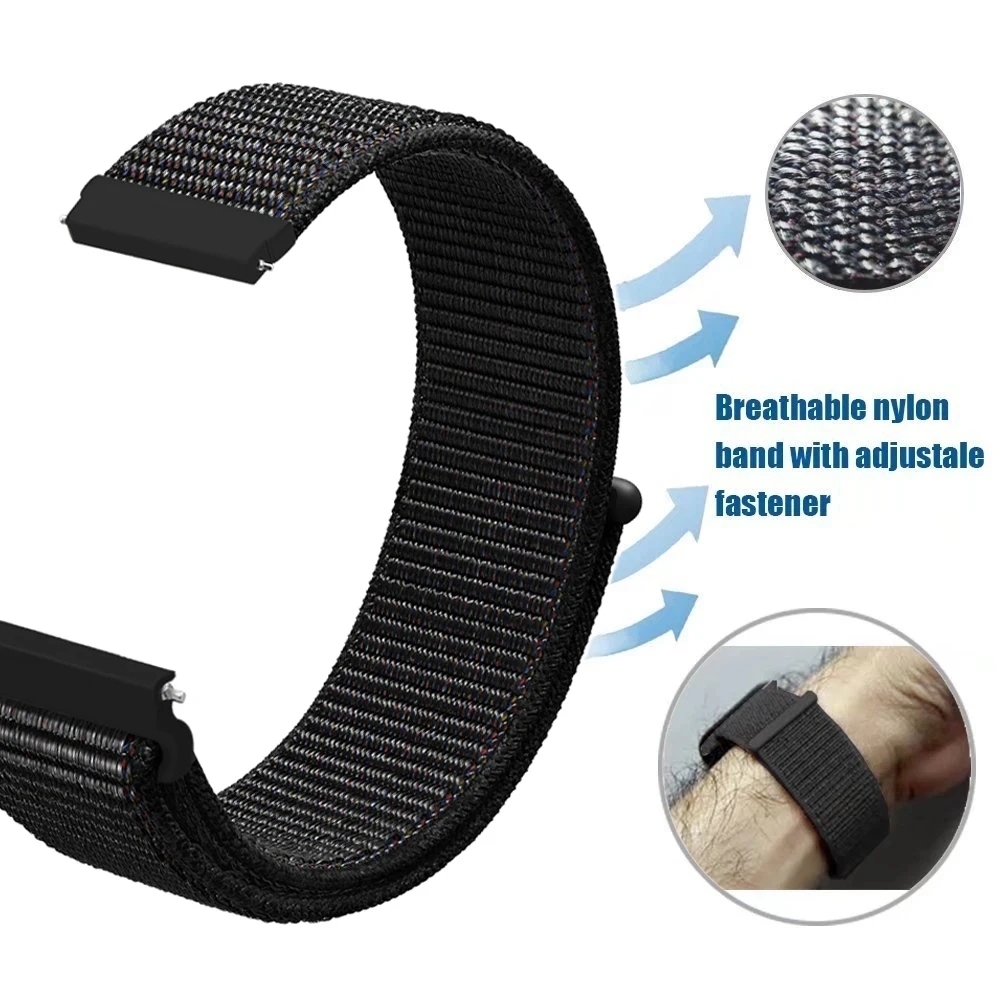 22mm Nylon Loop Band For Garmi - Musical Instrument Jewelry 评论和价格