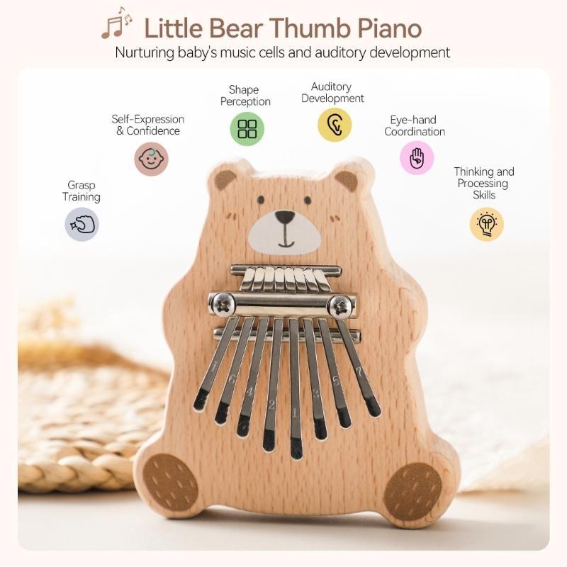 7 Keys Marimba Thumb Piano for - Musical Instrument Marimba 评论和价格