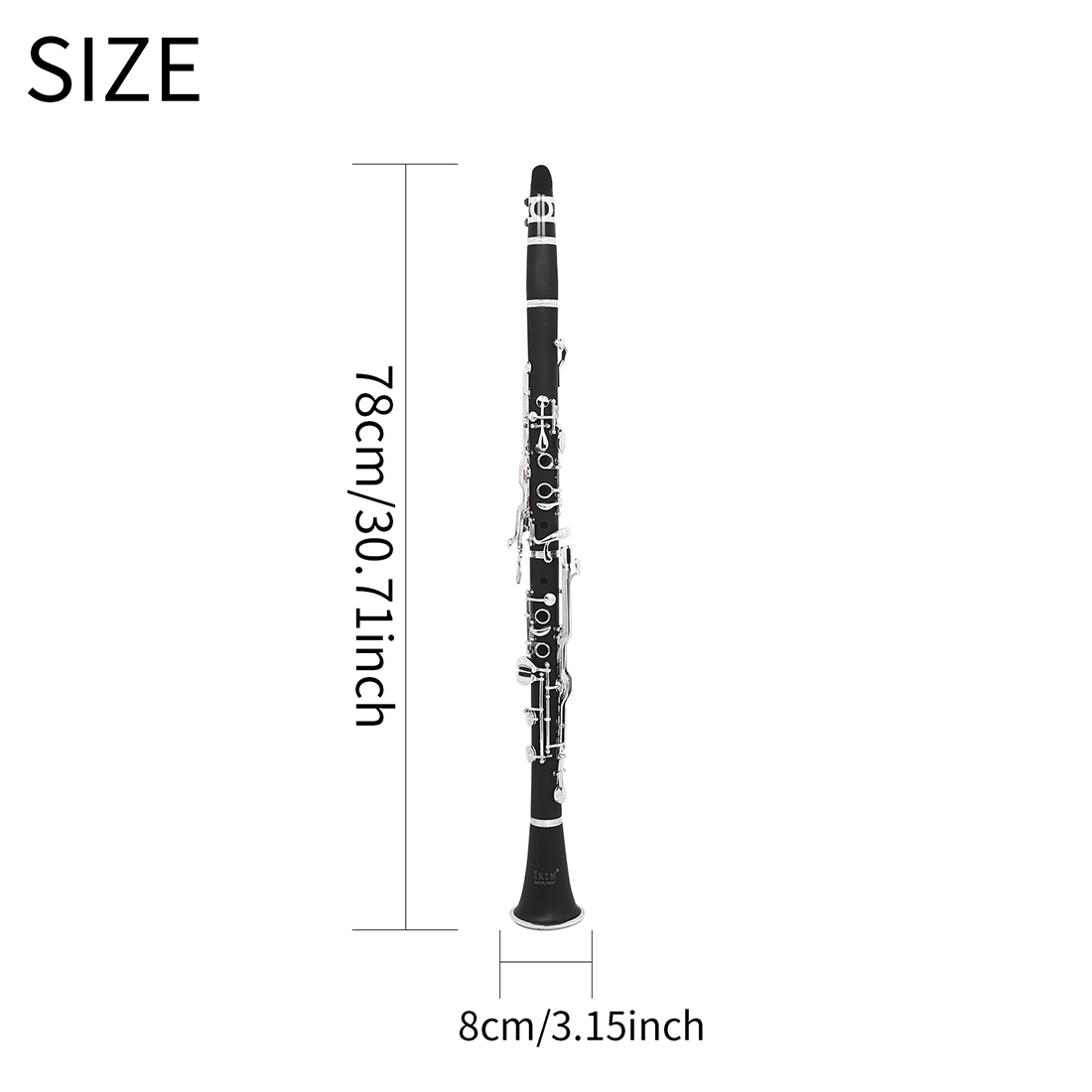 IRIN Clarinet Key of G 17 keys - Musical Instrument German 评论和价格