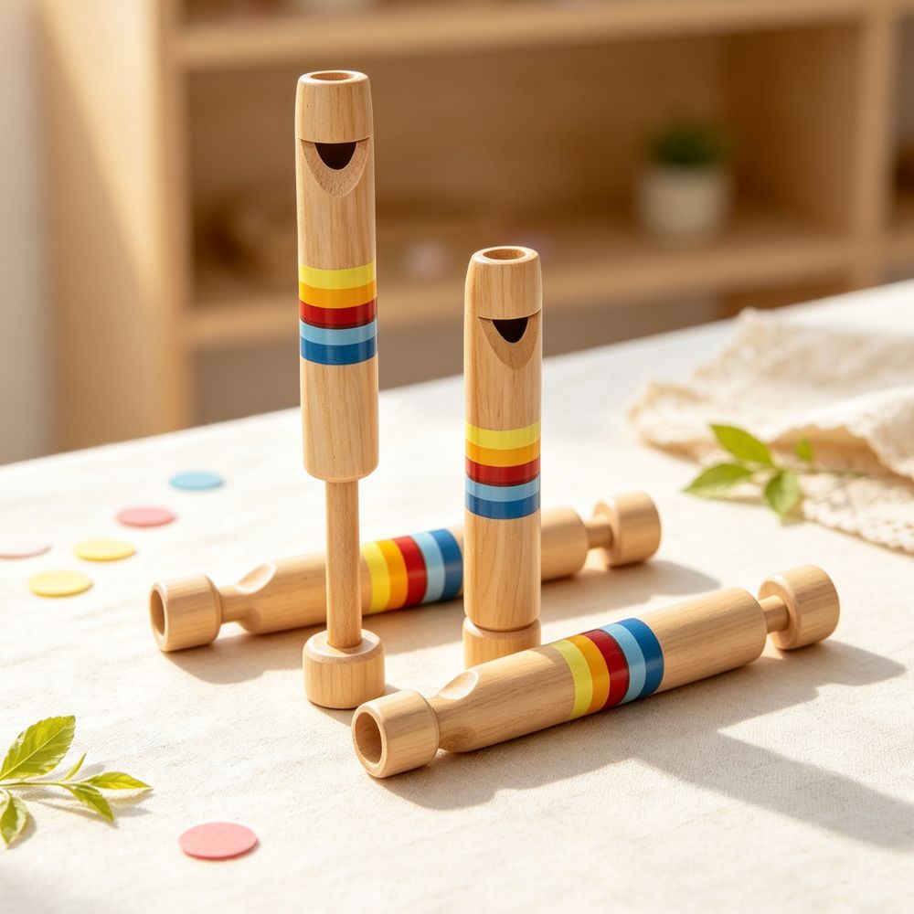 1pc Wooden Pull‑out Slide Whis - Musical Instrument You Pull In And Out 评论和价格