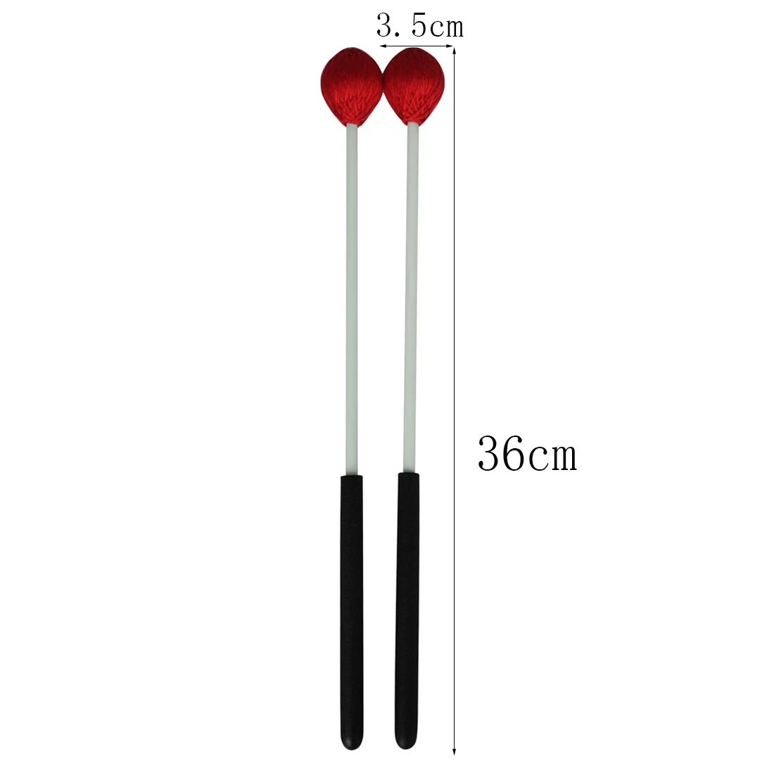 2Pcs Marimba Mallets Color Yar - Musical Instrument Marimba 评论和价格