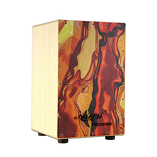 Colour Wood Hand Cajon Box Dru - Musical Instrument Kit 评论和价格