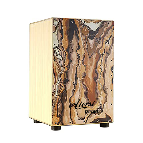 Colour Wood Hand Cajon Box Dru - Musical Instrument Kit 评论和价格