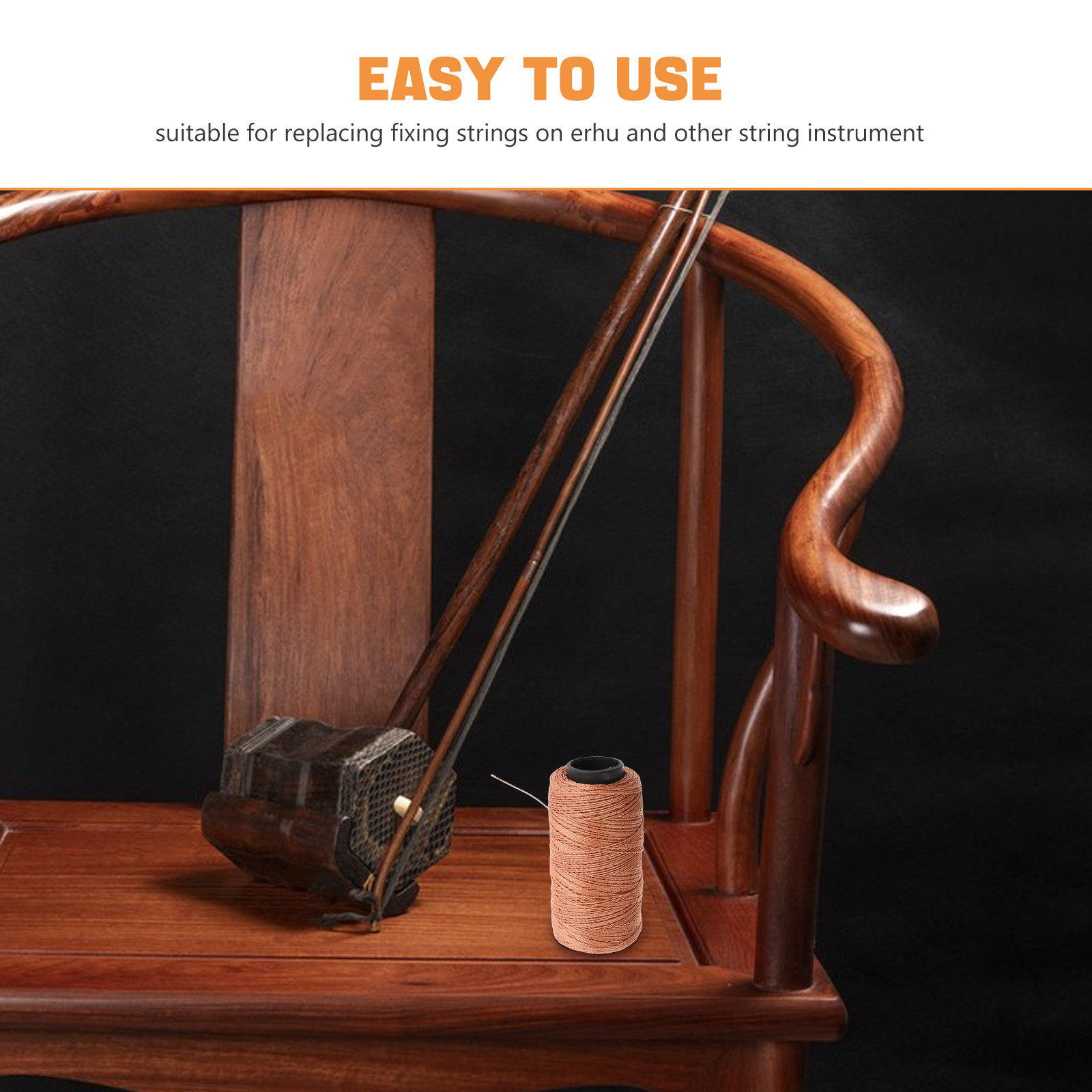 Erhu Qianjin String Waxed Repl - Erhu Violin Chinese 评论和价格