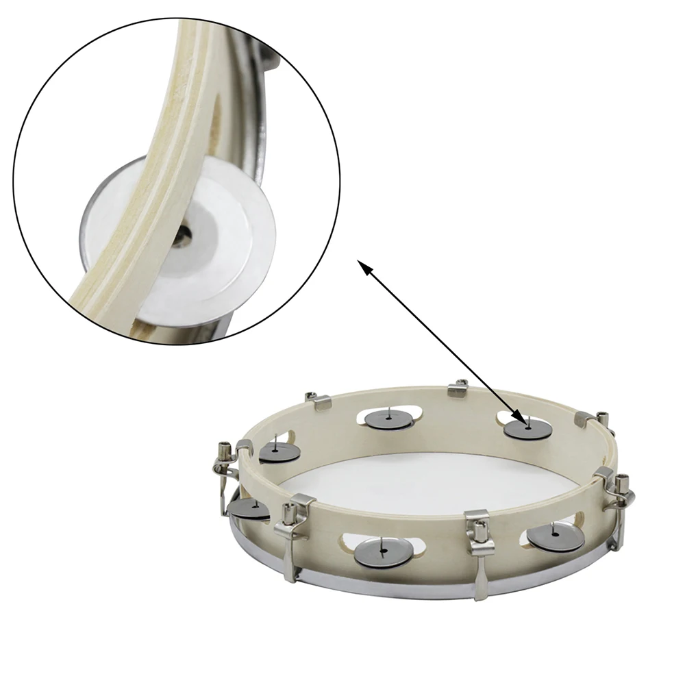SLADE 10 Inches Tambourine Adj - Djembe Hand Drum 评论和价格